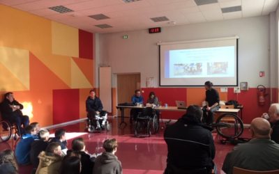 Collège du Val d’Ardières : Intervention science et handicap